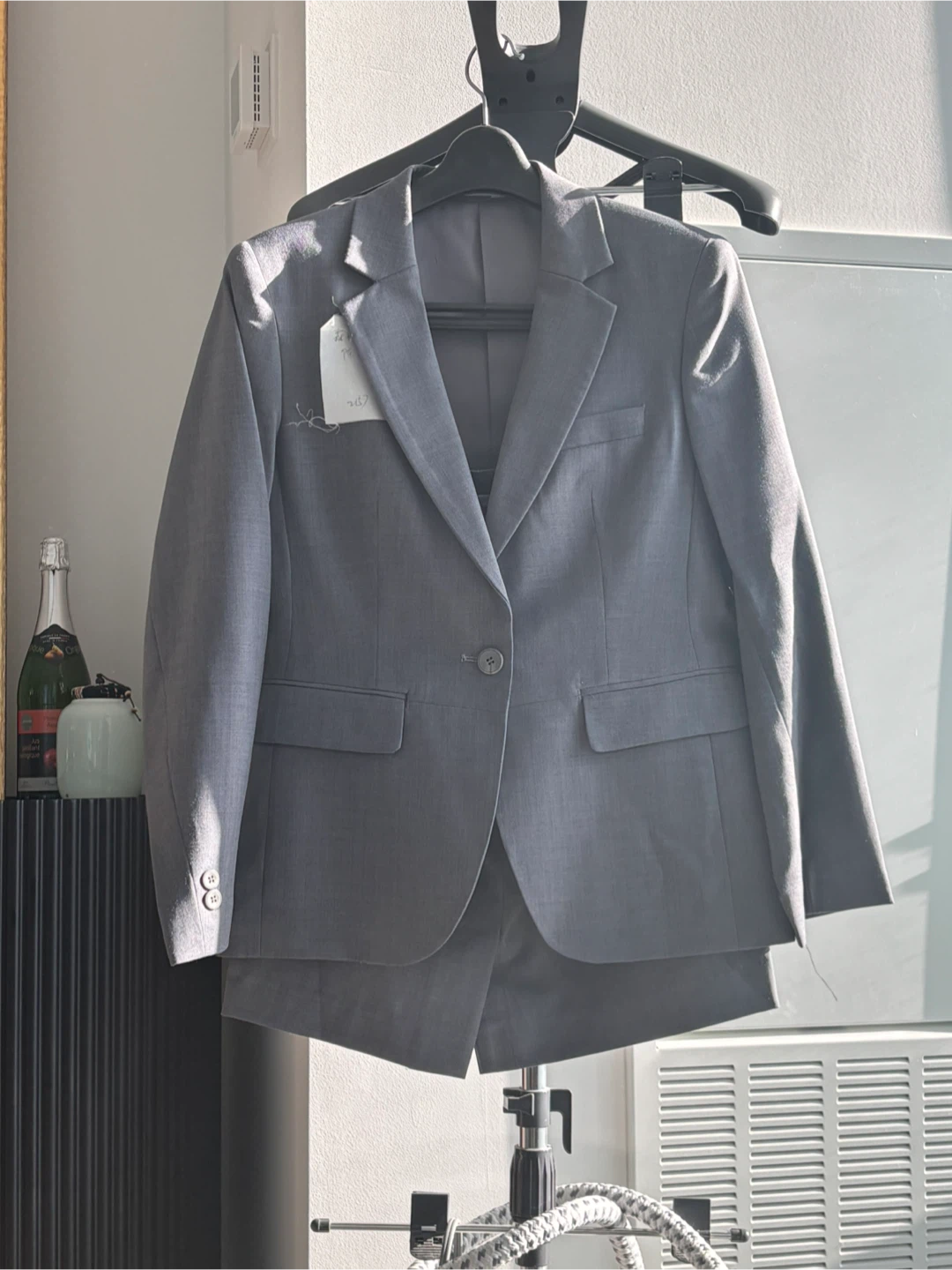 Grey Suit Set (blazer & Skirts)
