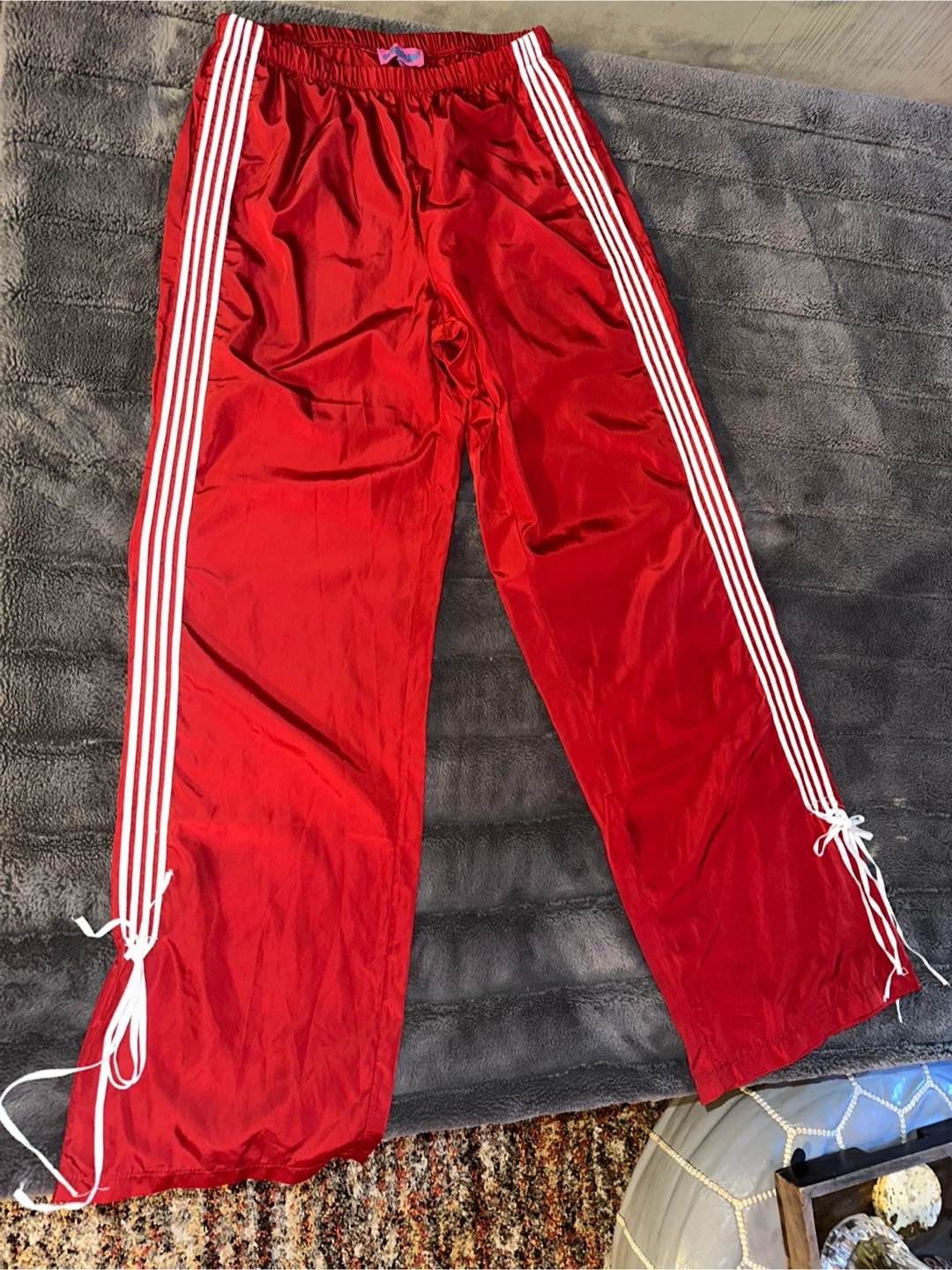 Edikted Red Track Pants Size S
