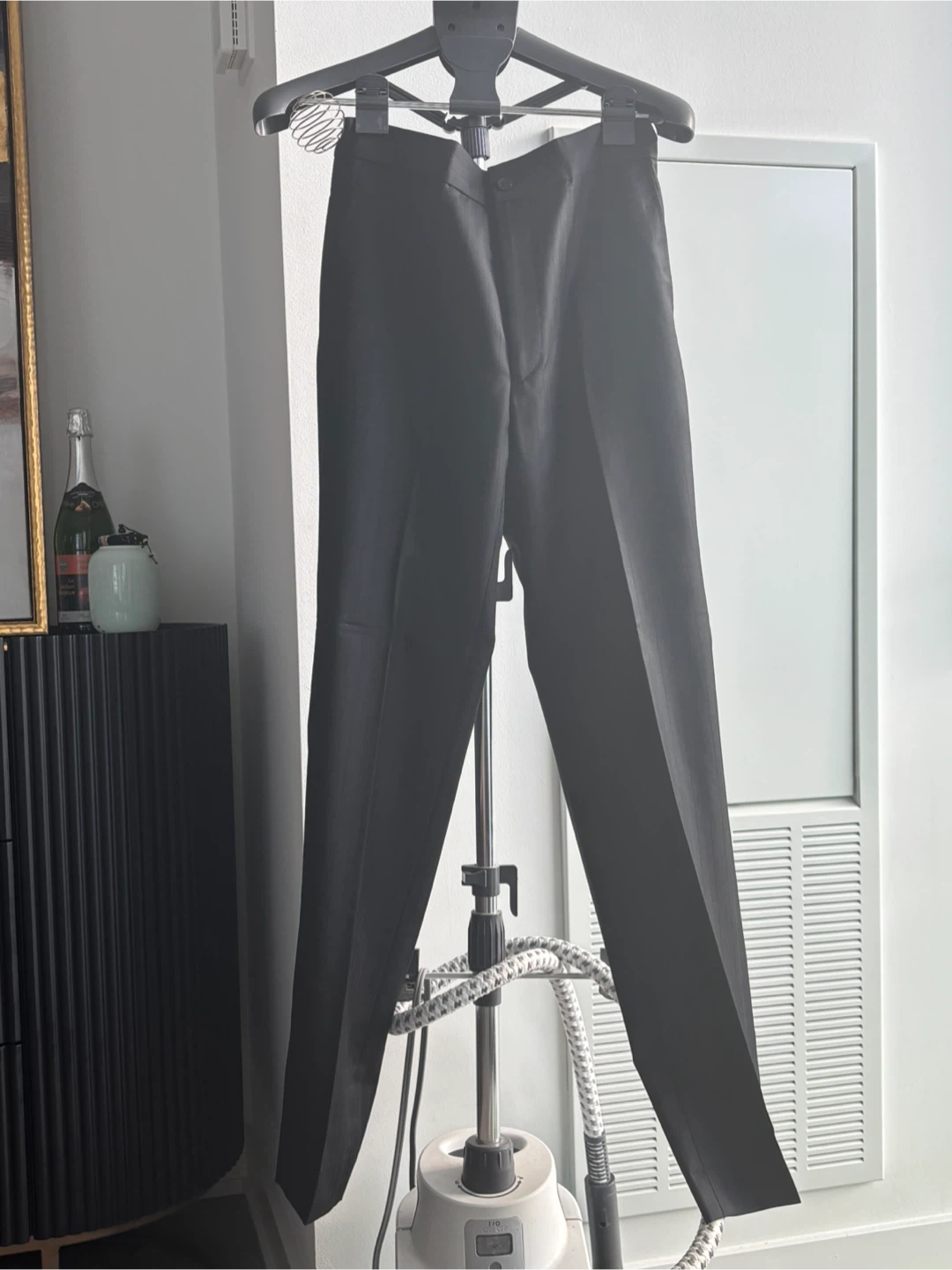 Black Pinstripe Suit - Blazer & Pants - photo 3
