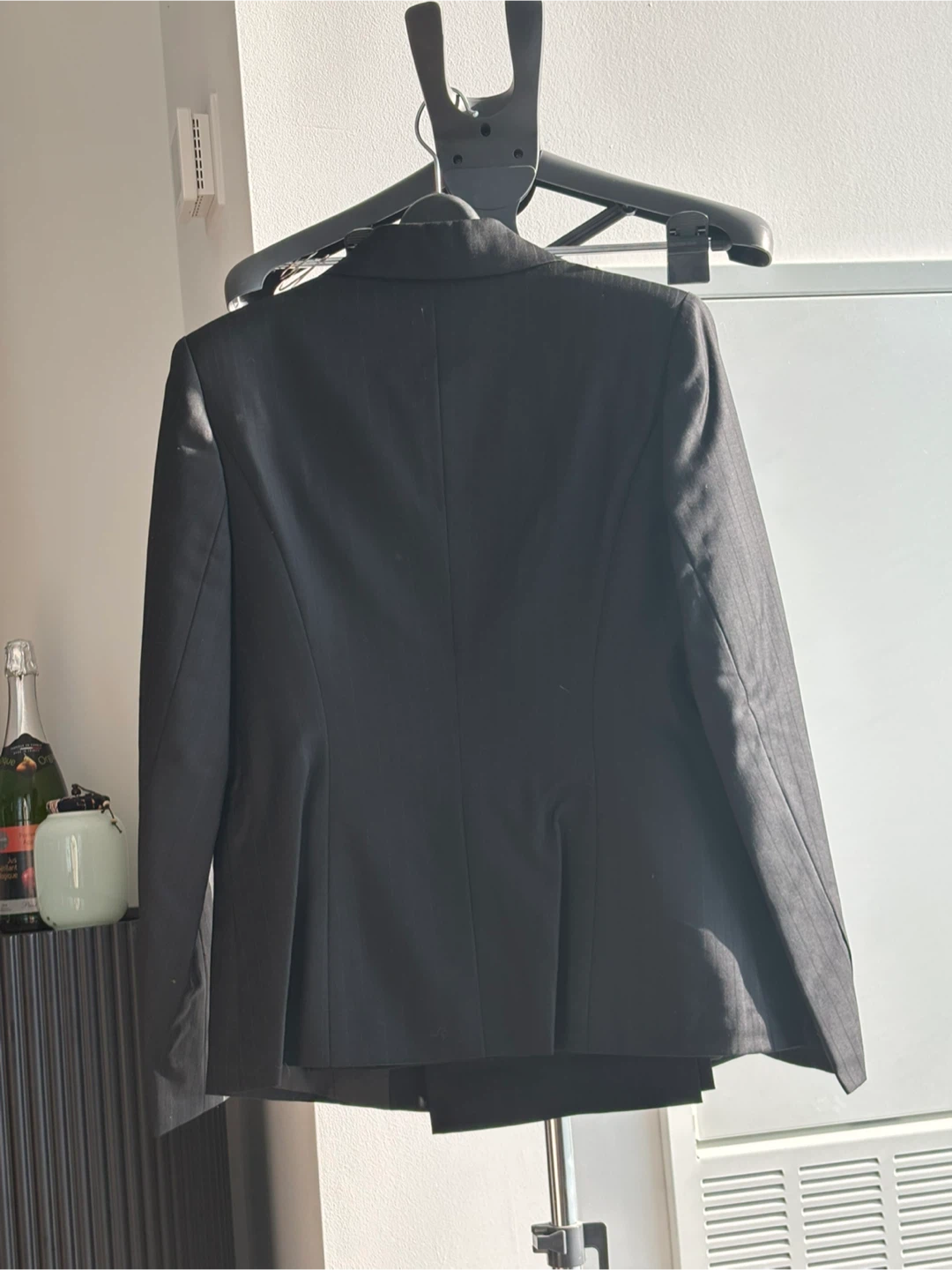 Black Pinstripe Suit - Blazer & Pants - photo 2