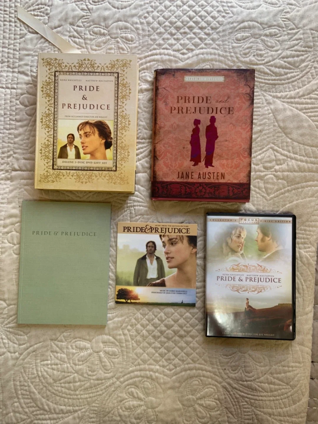 NEW Pride and Prejudice Collection•DVD•HC Novel