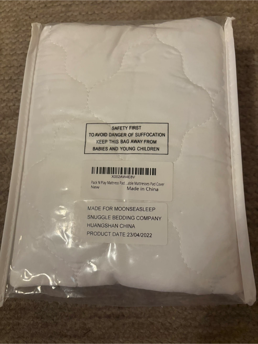 New Moonsea Waterproof Crib Mattress Cover 36"x36"+5" - photo 2