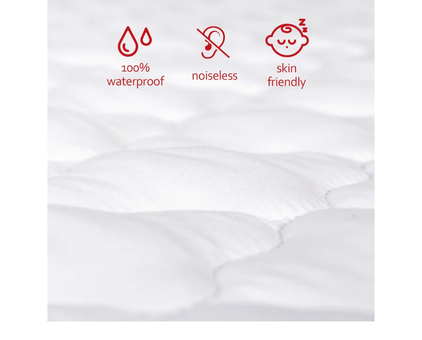 New Moonsea Waterproof Crib Mattress Cover 36"x36"+5" - photo 4