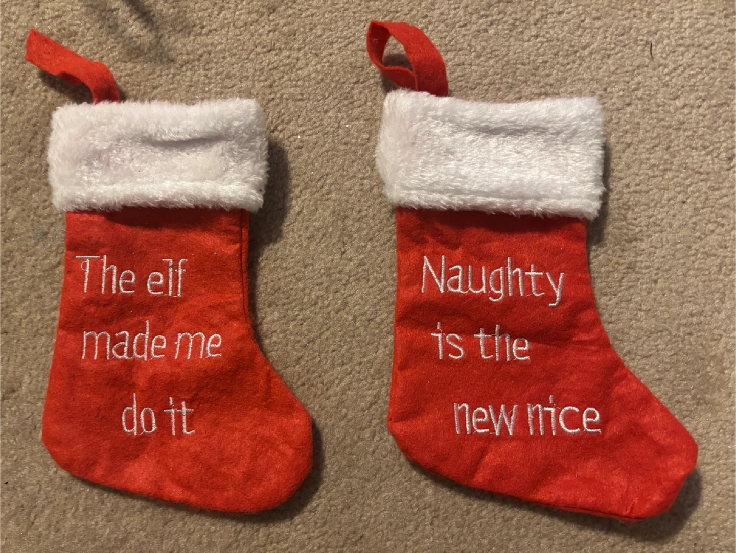 Beautiful Christmas Stockings (2 large, 2 small) - photo 3