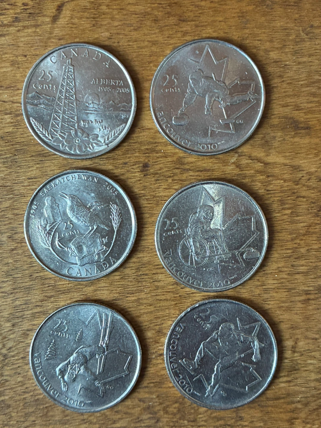 $1  Canada quarter coin money 25 cents special issues