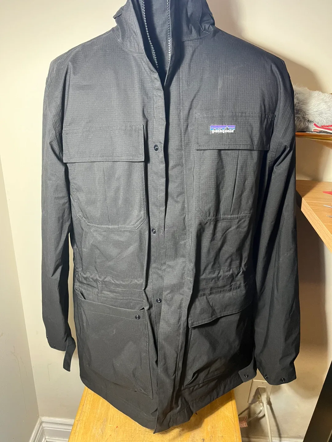 Patagonia Men's Black Jacket - Size Large