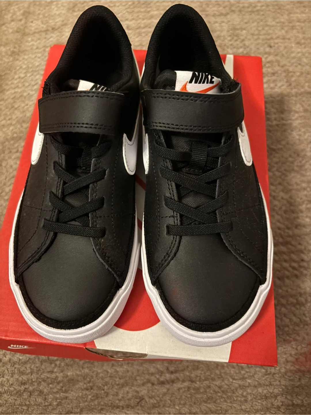 Nike Court Legacy PSV Black/White Size 1Y - photo 2