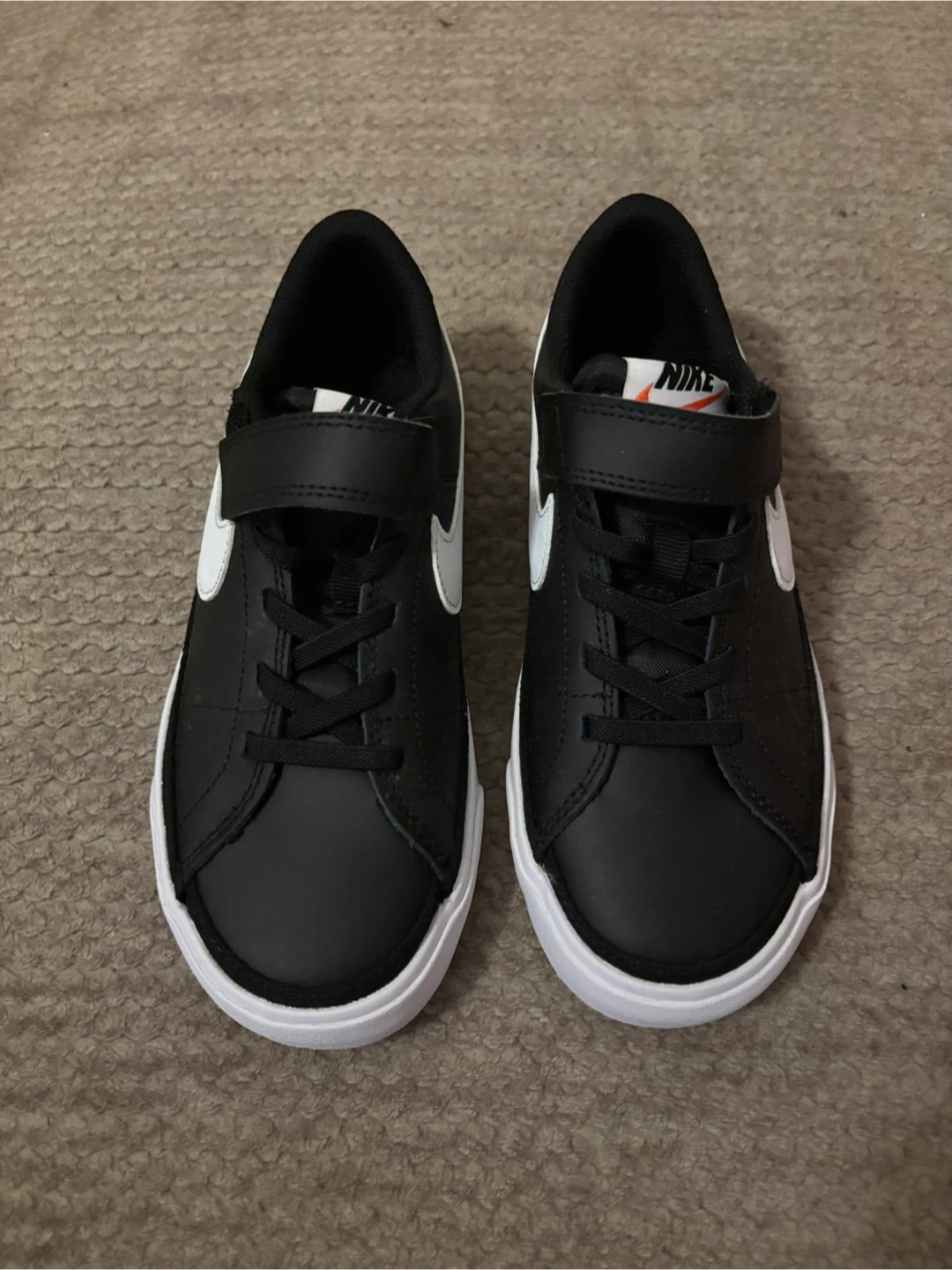 Nike Court Legacy PSV Black/White Size 1Y