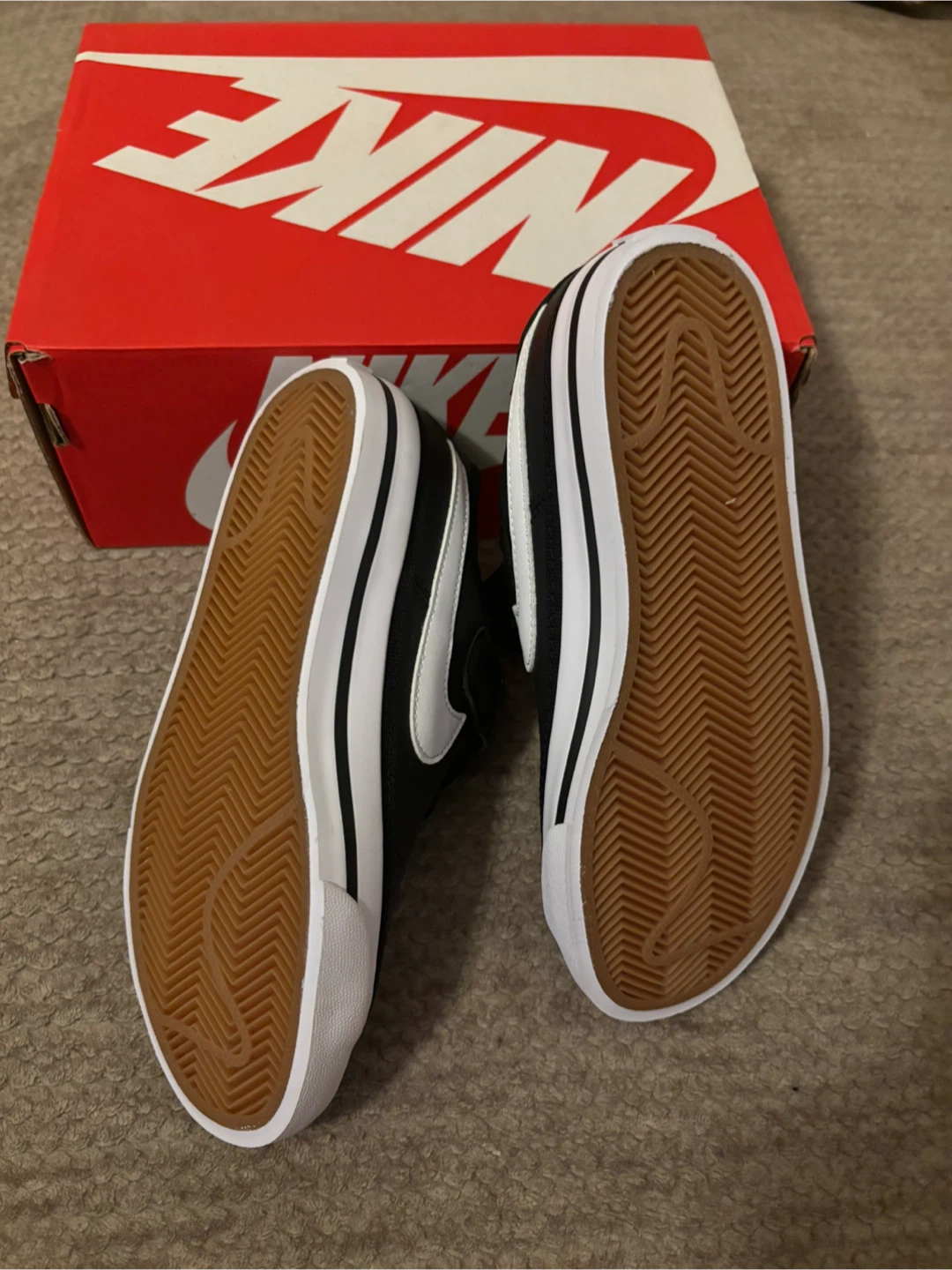 Nike Court Legacy PSV Black/White Size 1Y - photo 5