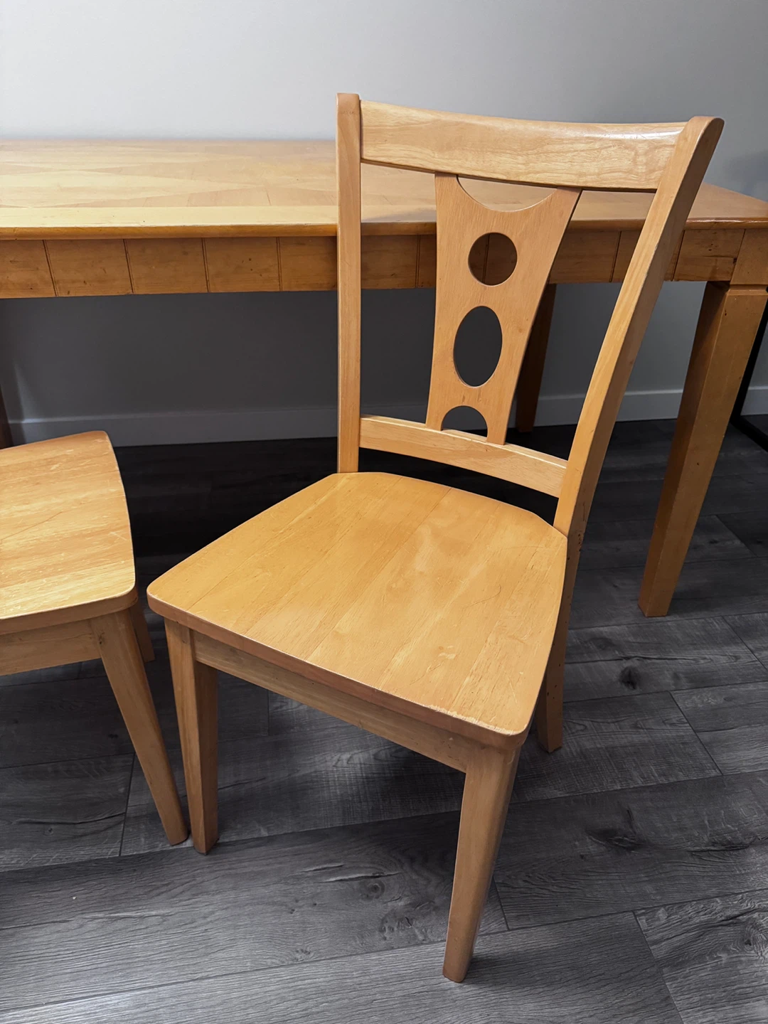 Wooden Dining Table with 6 Chairs - photo 3