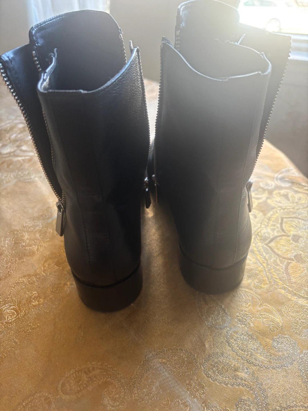 Michael Kors Black Leather Ankle Boots - photo 2