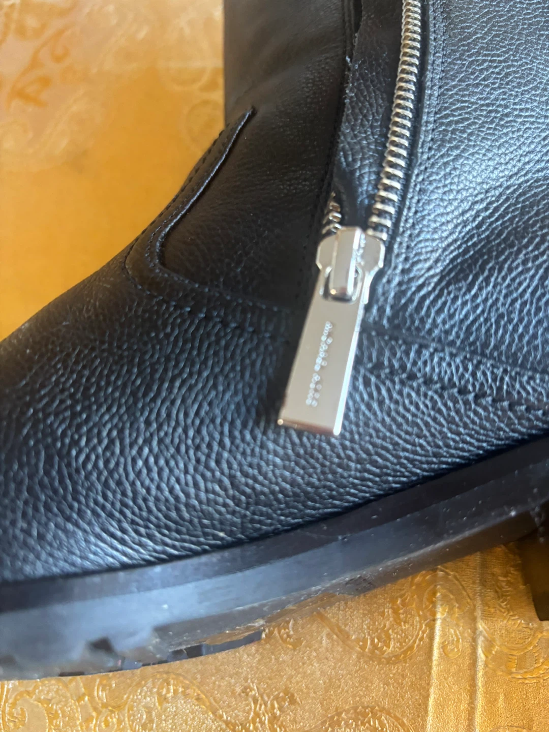 Michael Kors Black Leather Ankle Boots - photo 3