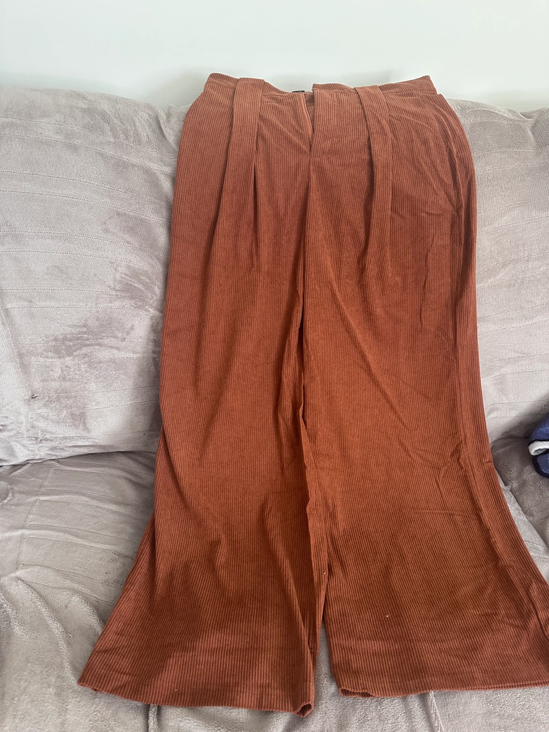 Vintage Elegant Women's Corduroy Pants - photo 2
