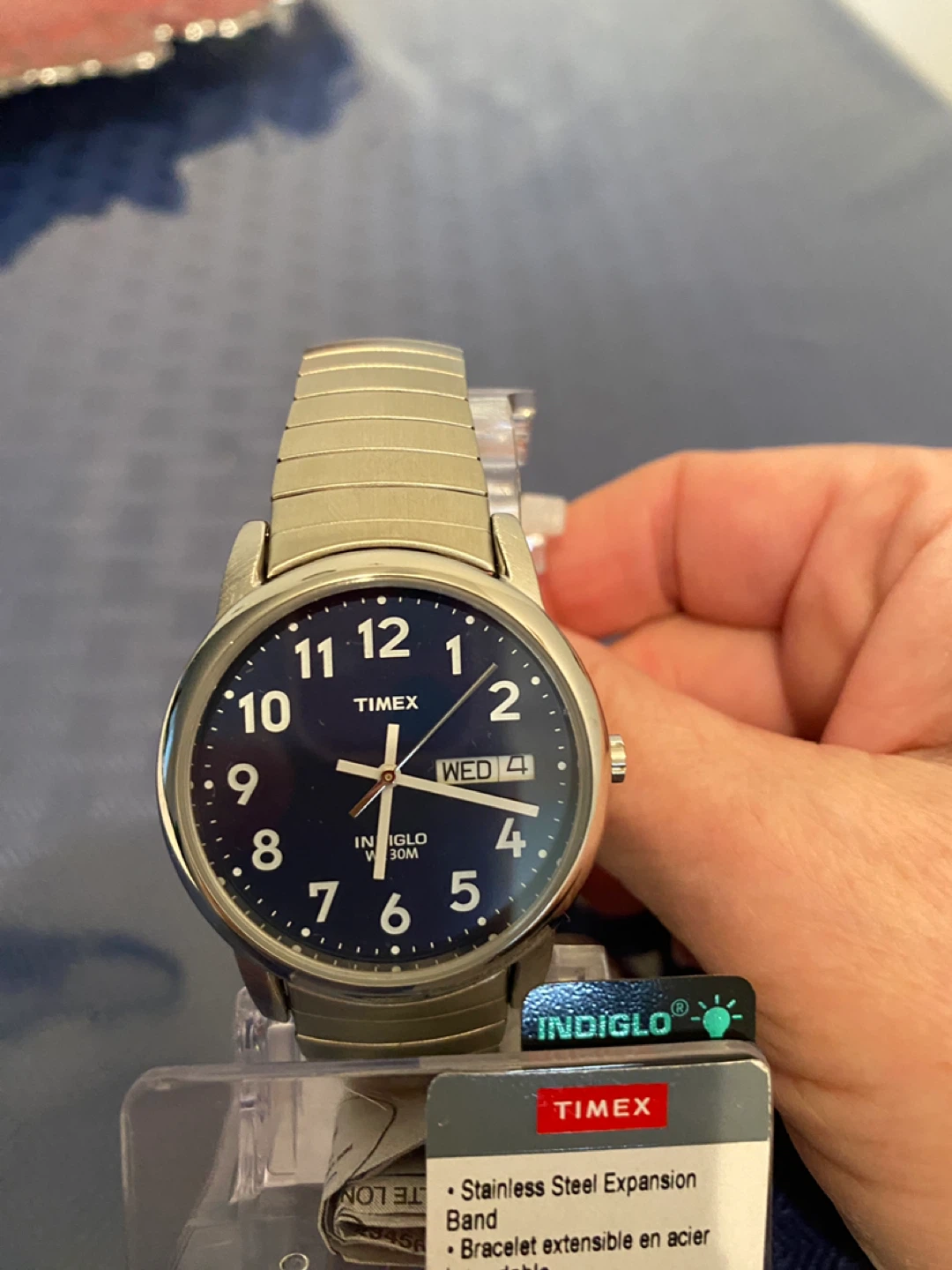 New in boxTimex Easy Reader Expansion Band Watch - photo 2