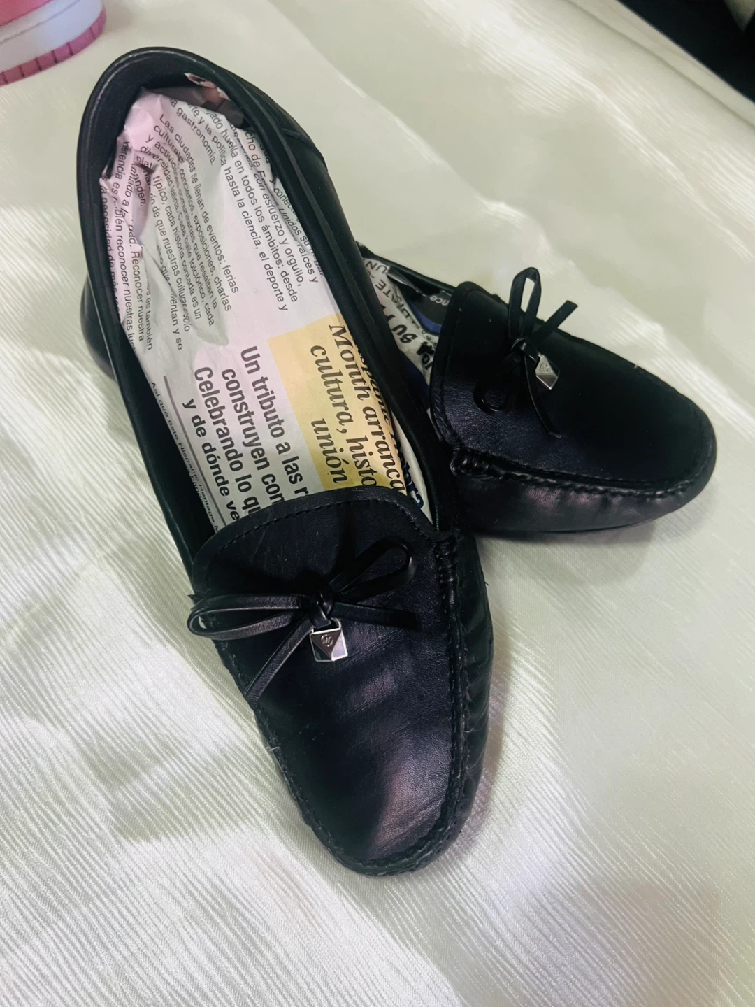Michael Kors Black Leather Loafers - photo 2
