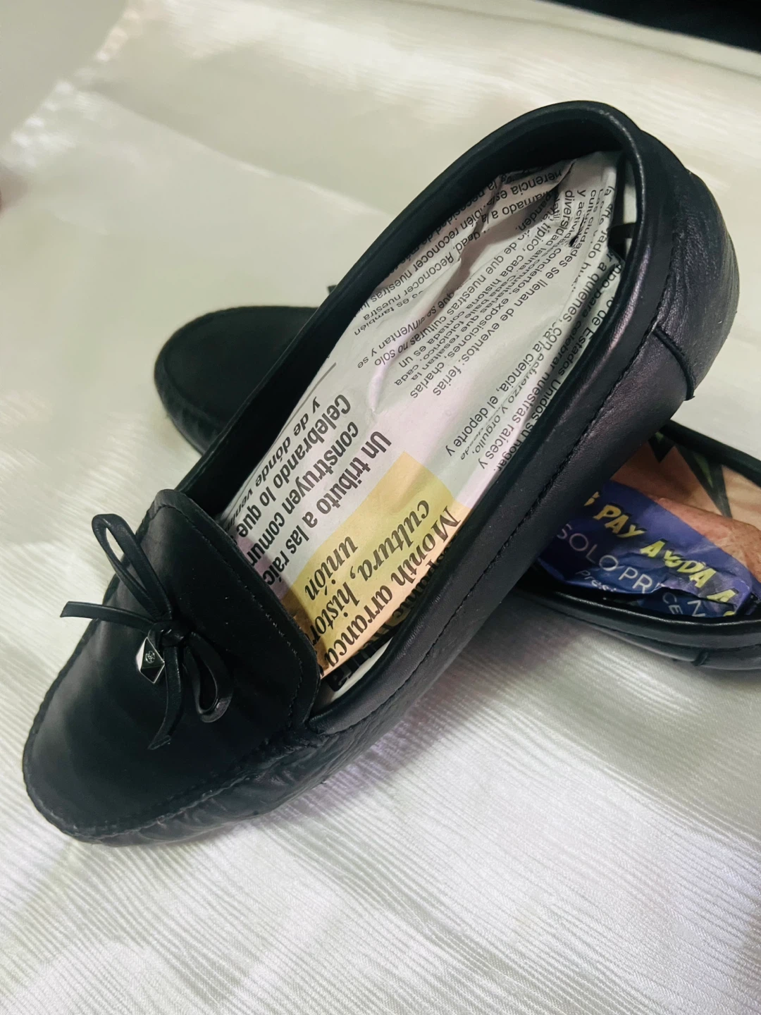 Michael Kors Black Leather Loafers