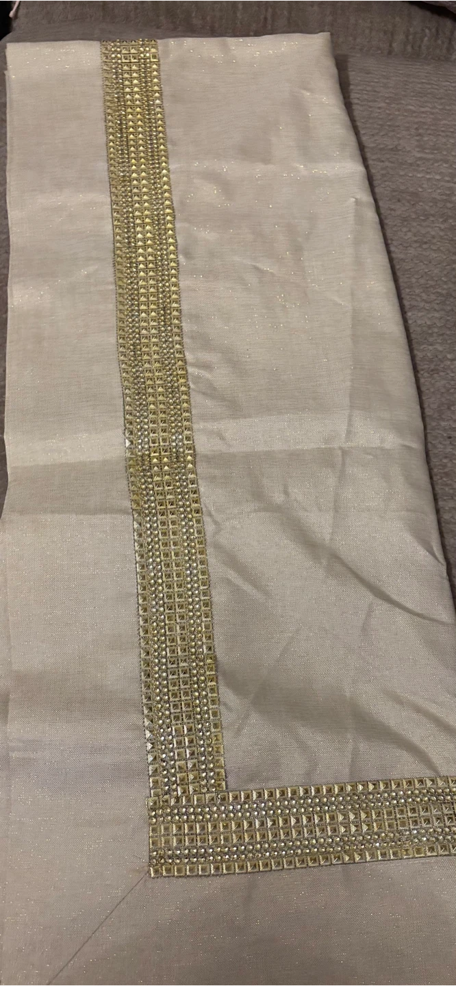 Table Cloth Beige/Gold 52" x 72" - photo 4