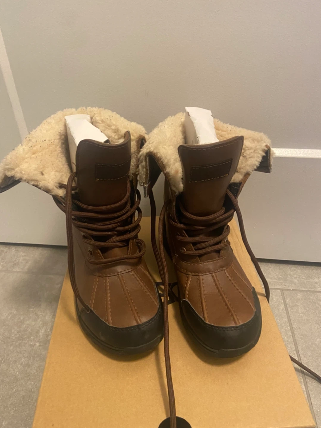 UGG Adirondack III Brown Leather Boots -