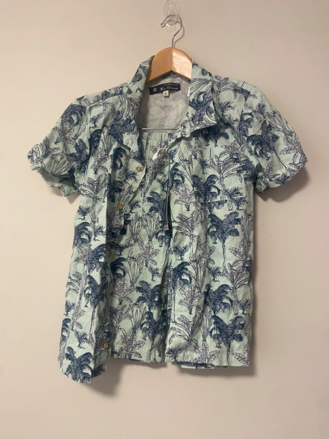 Ben Sherman Palm Print Shorts Set for Boys - Size L