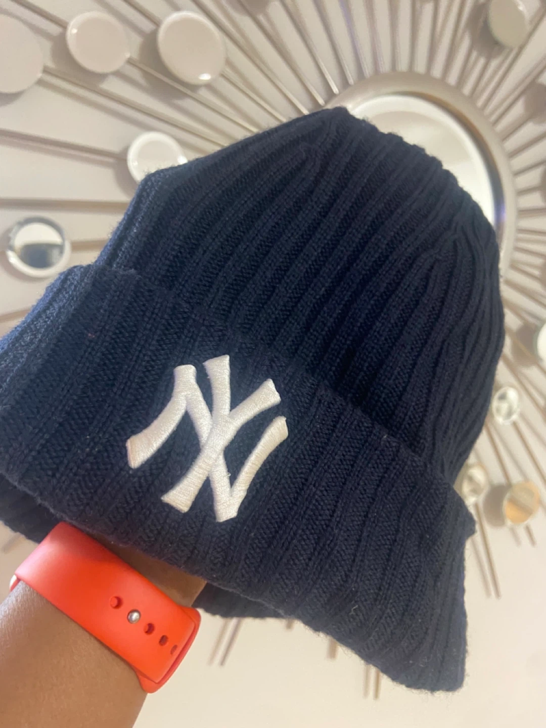 New York Yankees Beanie - Navy Blue