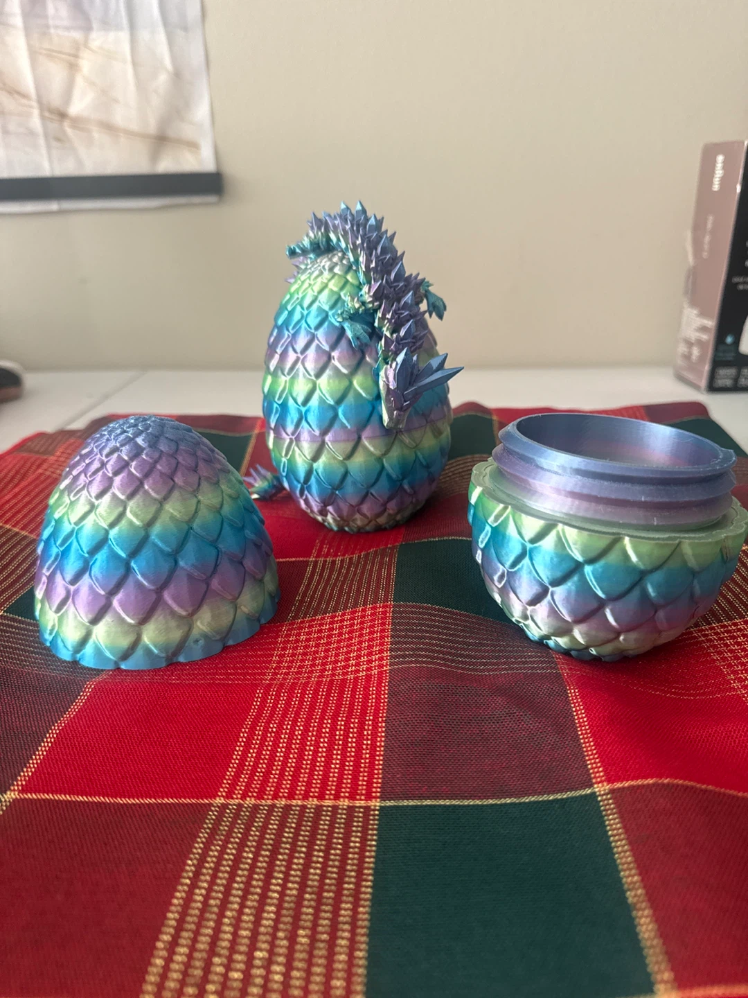 3D printed  Colourfu Mystery Egg Dragon Decor