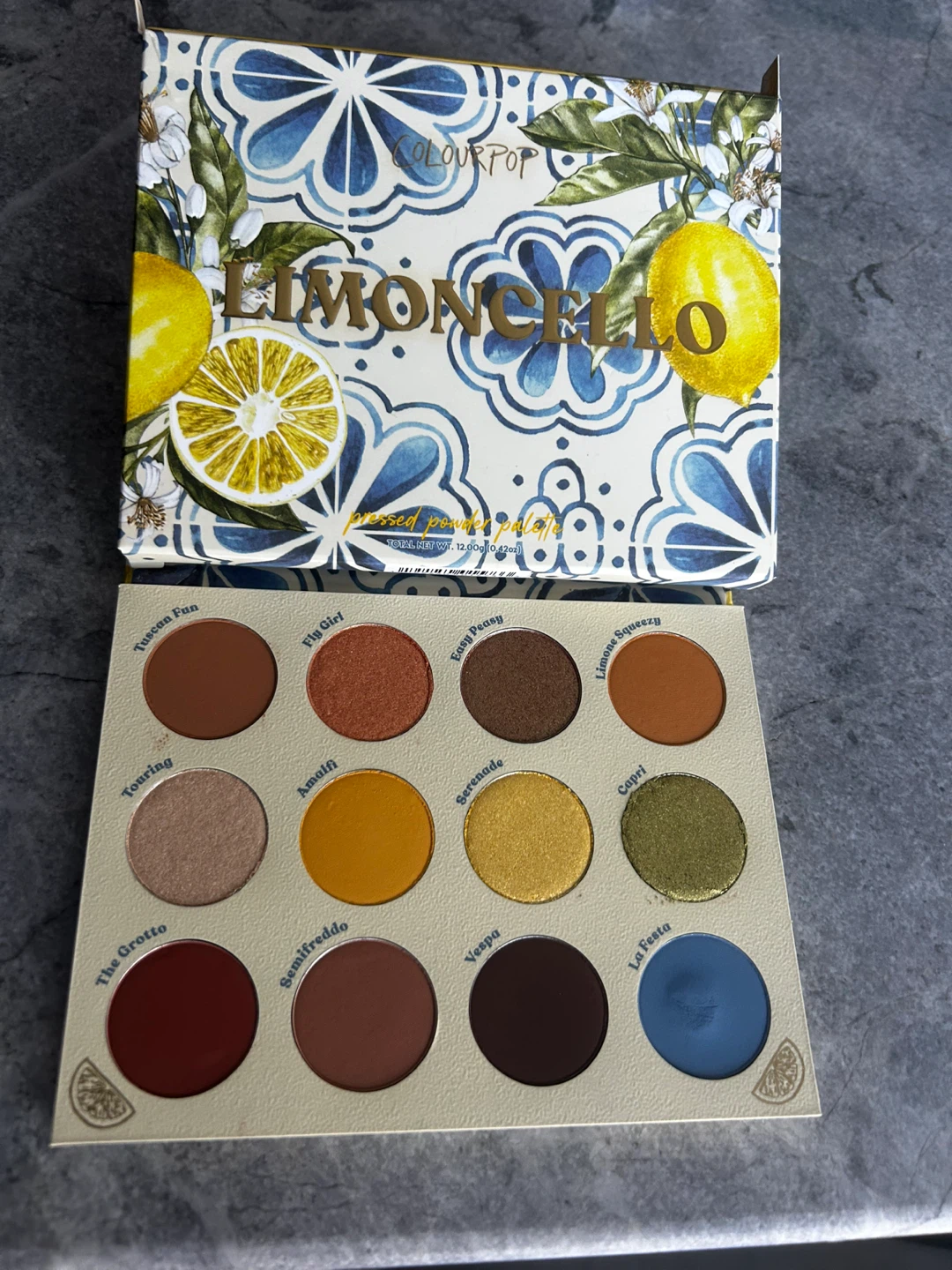 ColourPop Limoncello Pressed Powder Palette