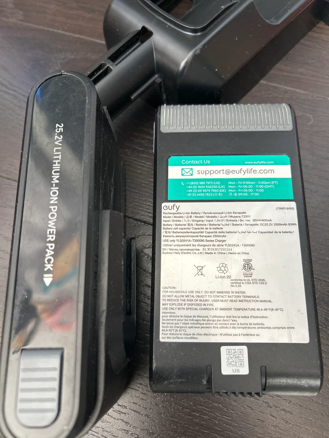 2 Eufy Rechargeable Li-Ion Battery
