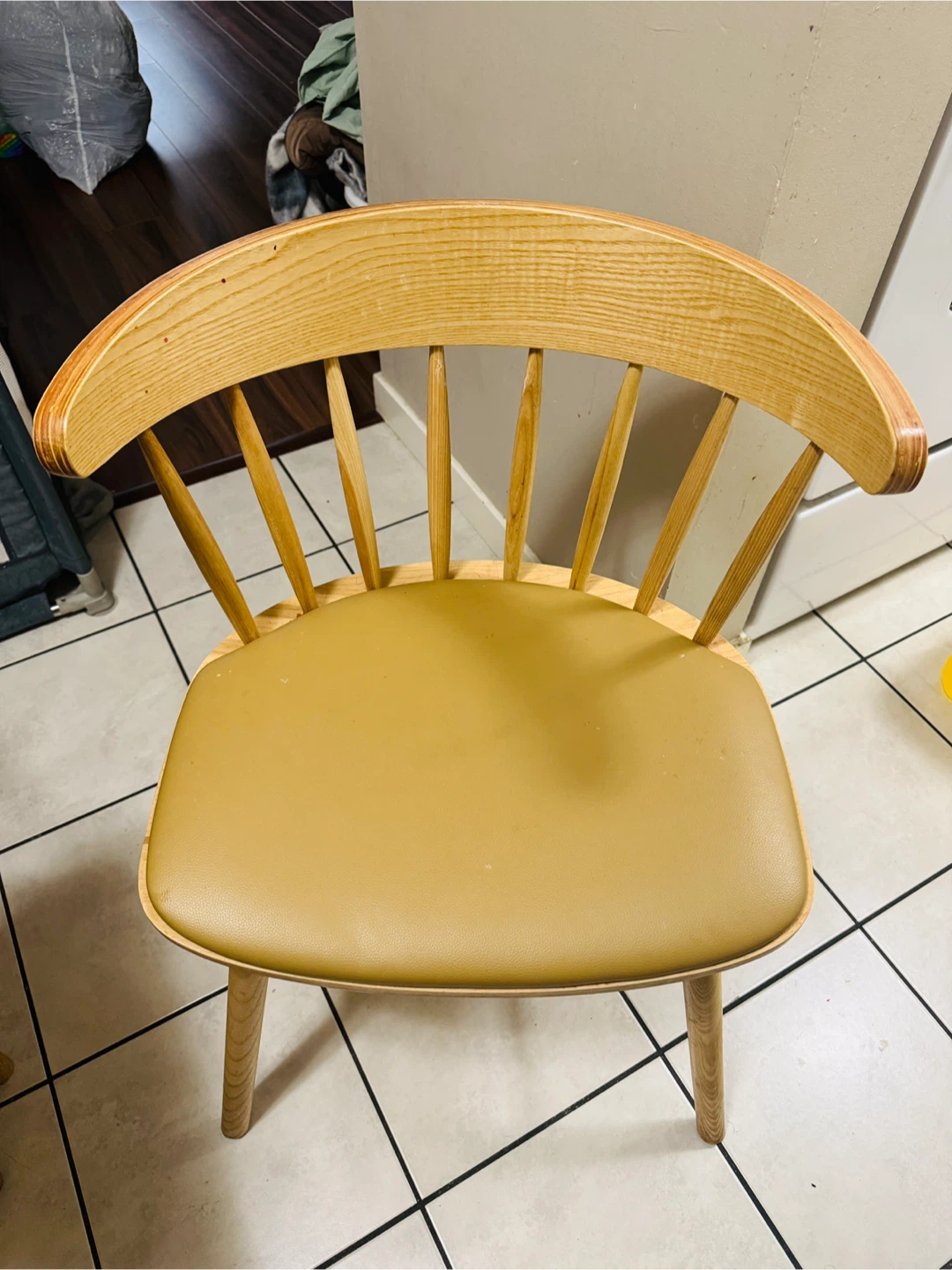 Wooden ikea table with chairs - photo 3