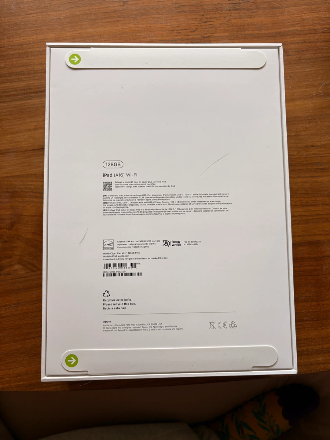 New Apple iPad (A16) Wi-Fi 128GB Pink - photo 2
