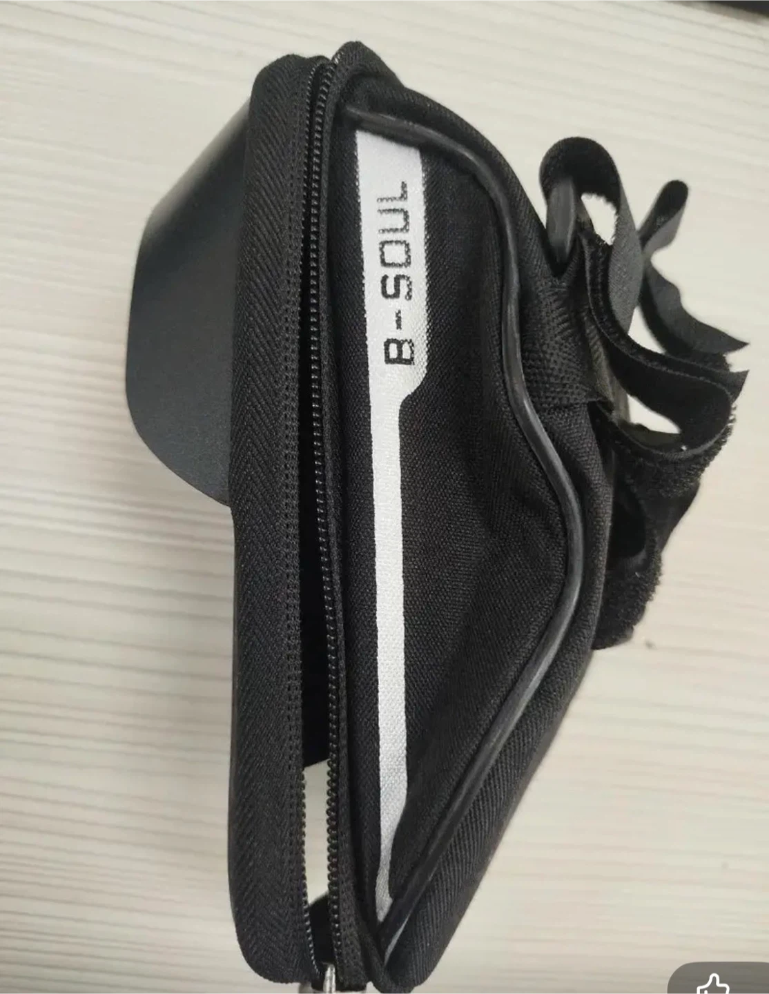 Bike phone holder with pouch - Black - photo 2