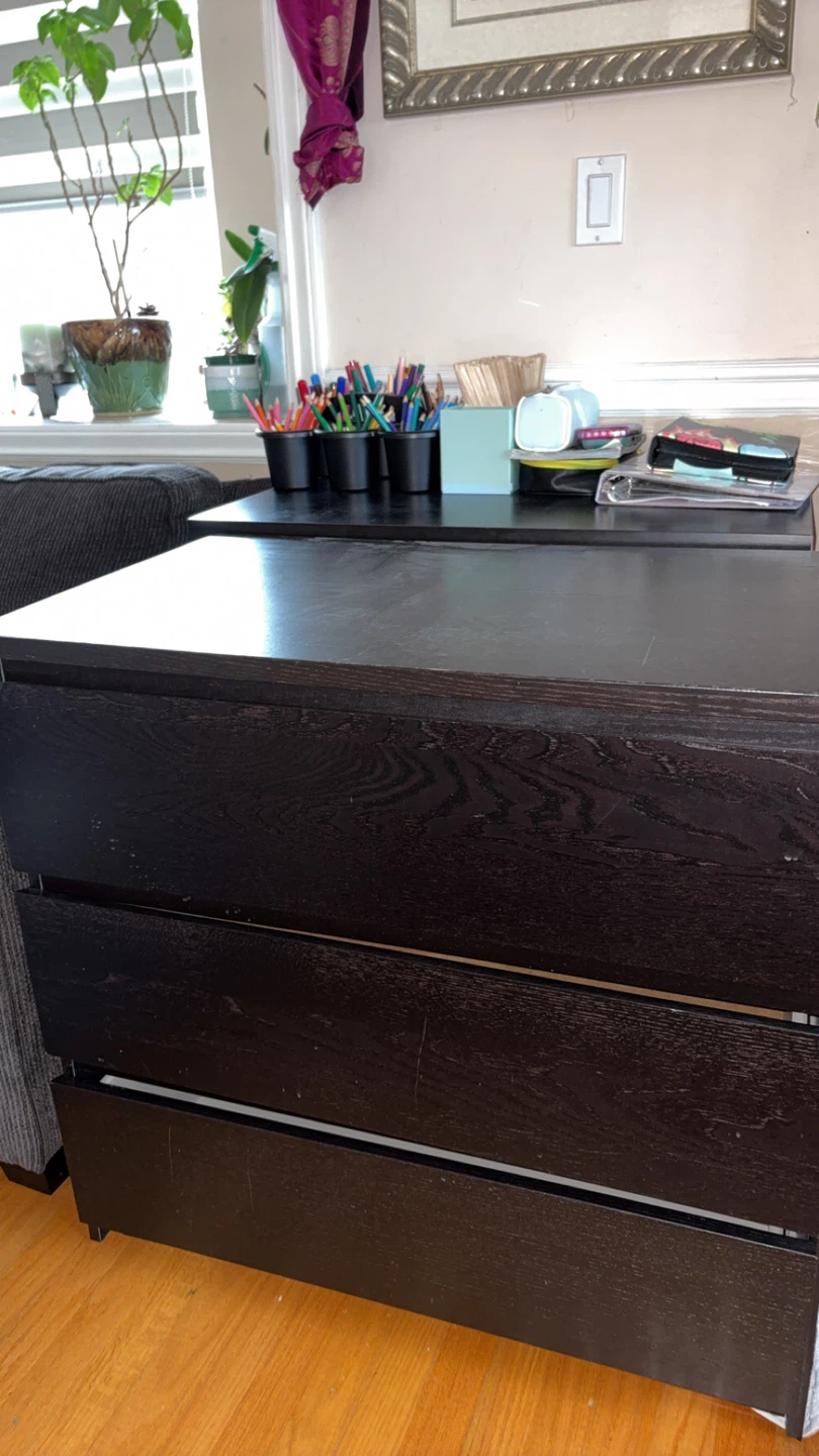 Malm 3 drawer dresser - photo 2