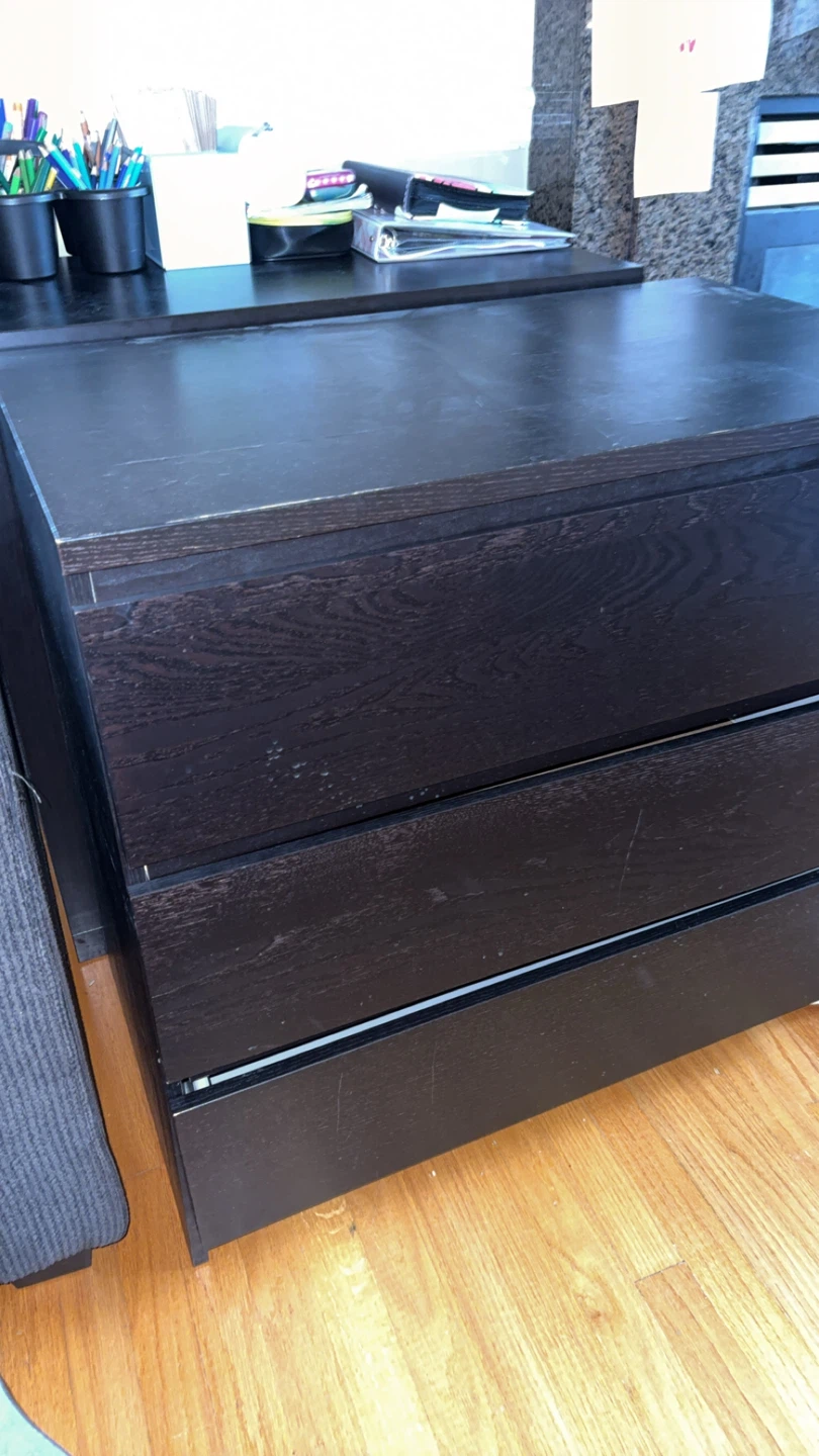 Malm 3 drawer dresser - photo 3