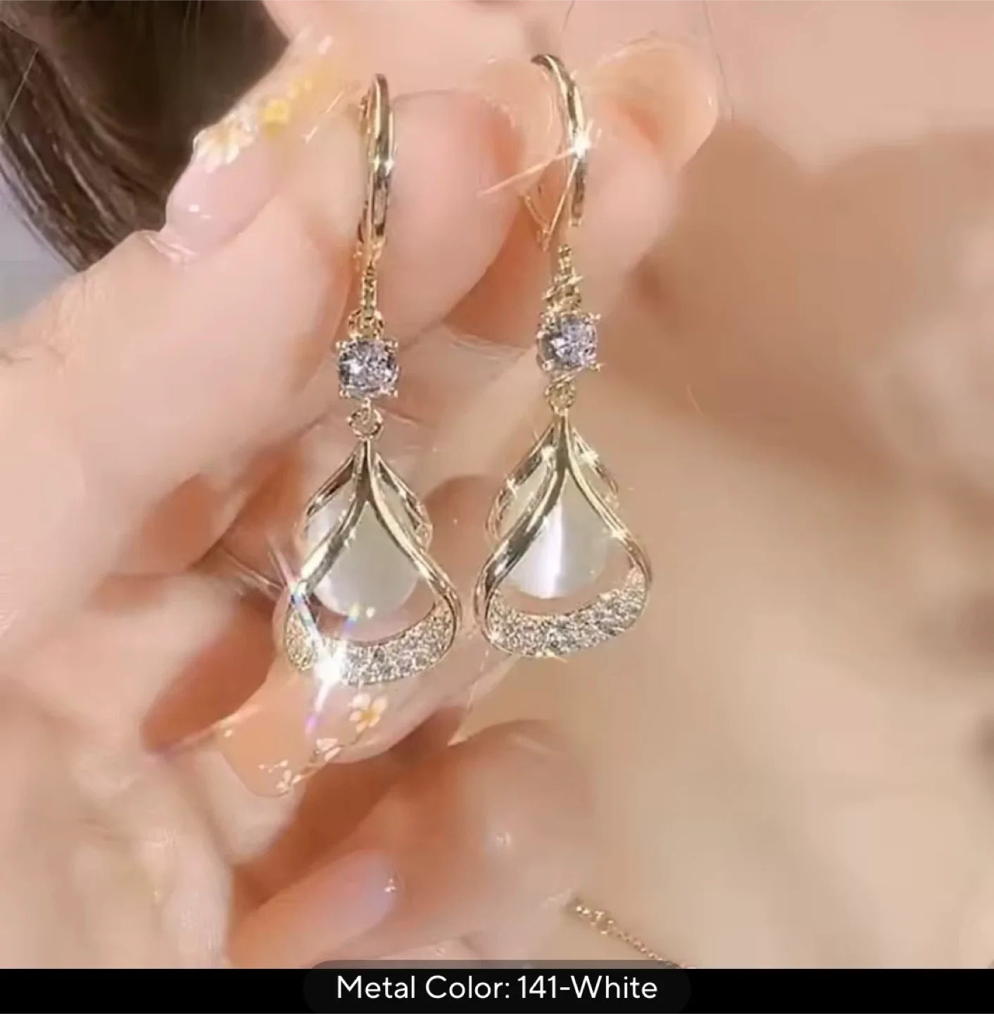 Bowknot Drop Earrings - ZT5392