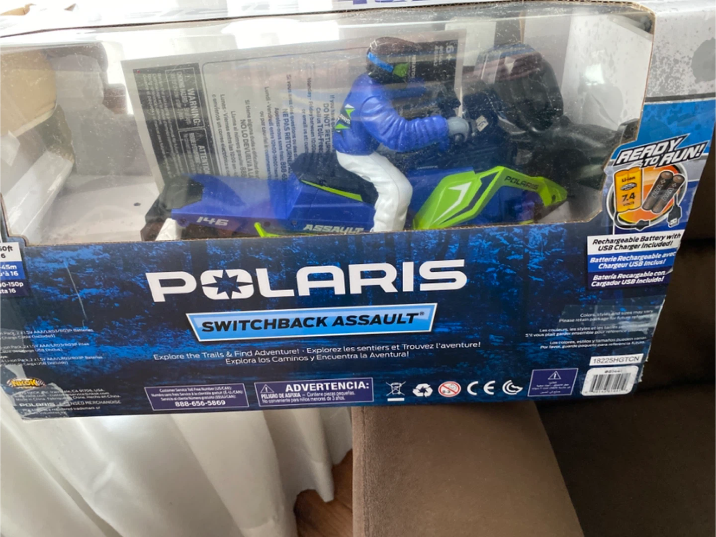 Polaris Assault 850 Snowmobile Toy - New in Box! - photo 5
