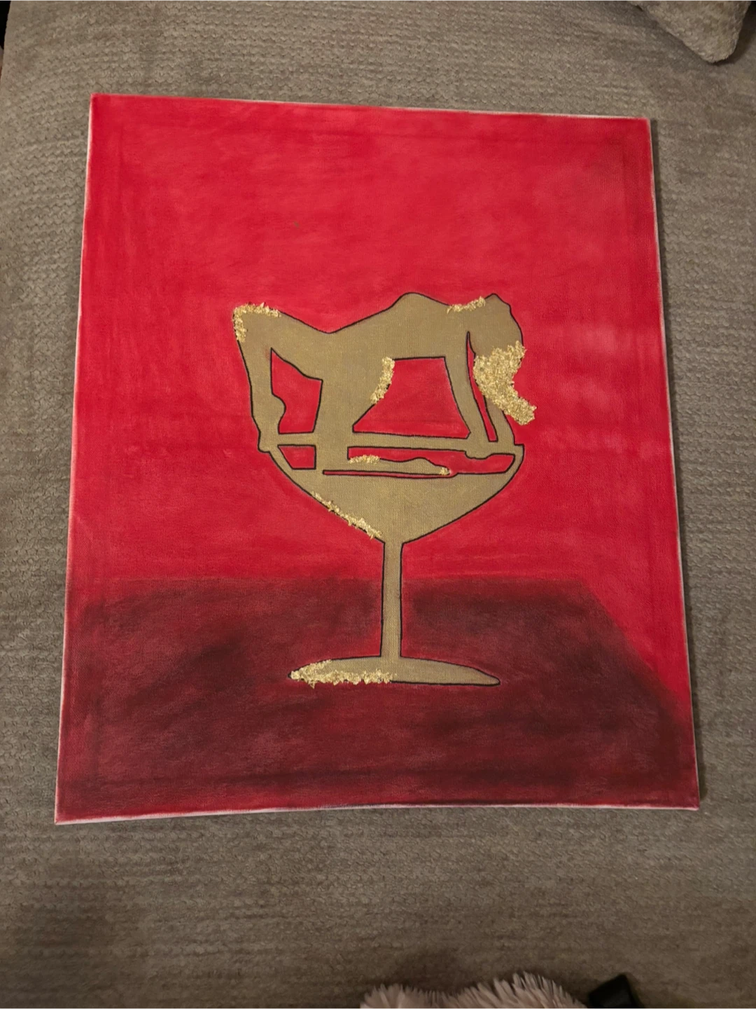 Wine Canvas Painting - photo 2