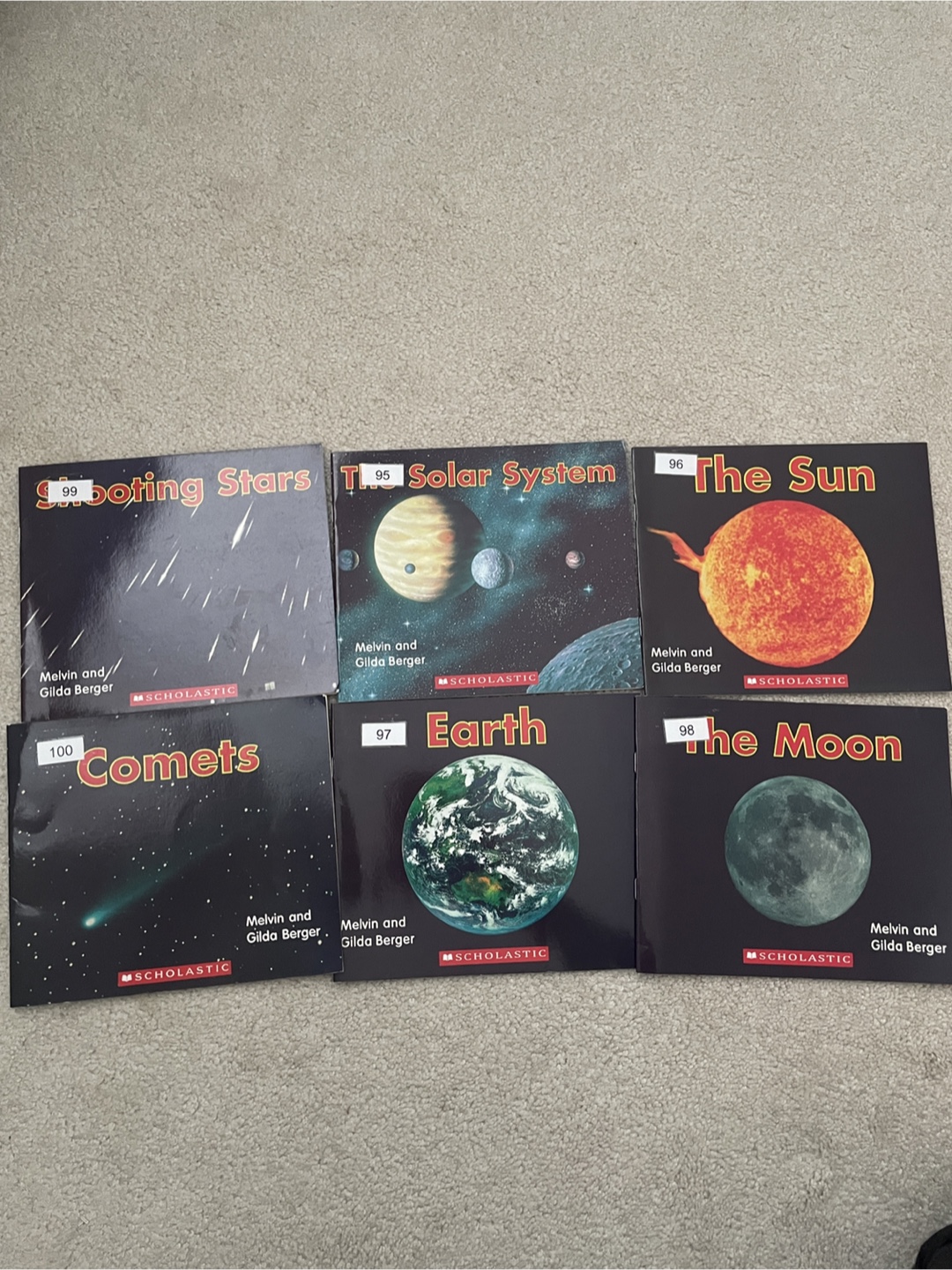 Scholastic Space Books Set - Melvin and Gilda Berger