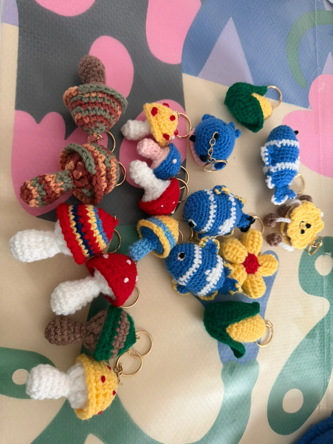 Handmade Crochet Keychains