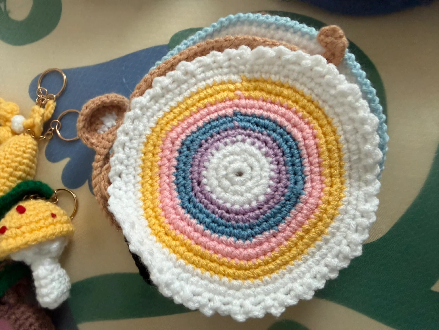 Crocheted placemat - photo 3