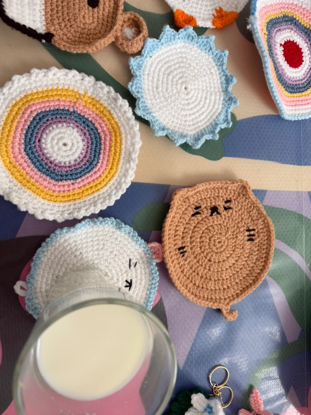 Crocheted placemat - photo 4