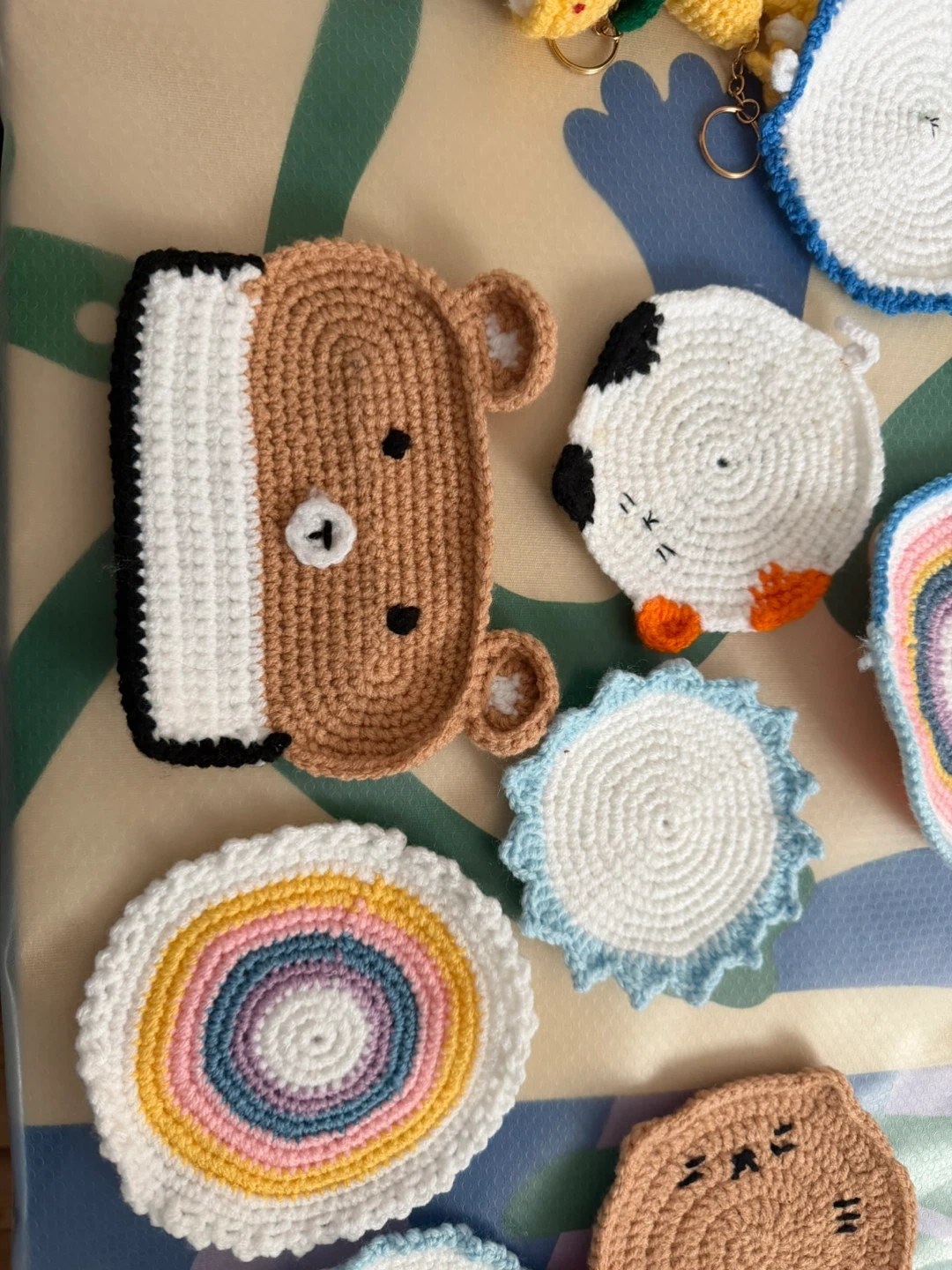 Crocheted placemat - photo 2