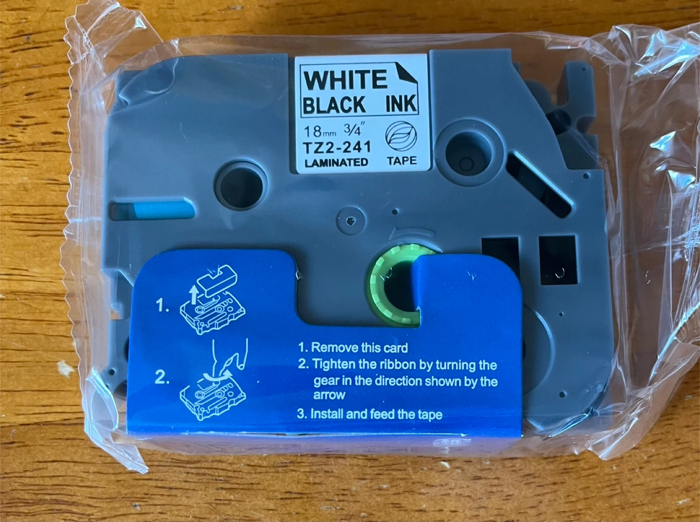 Brother TZe-241 18mm Label Tape 5 pk - New