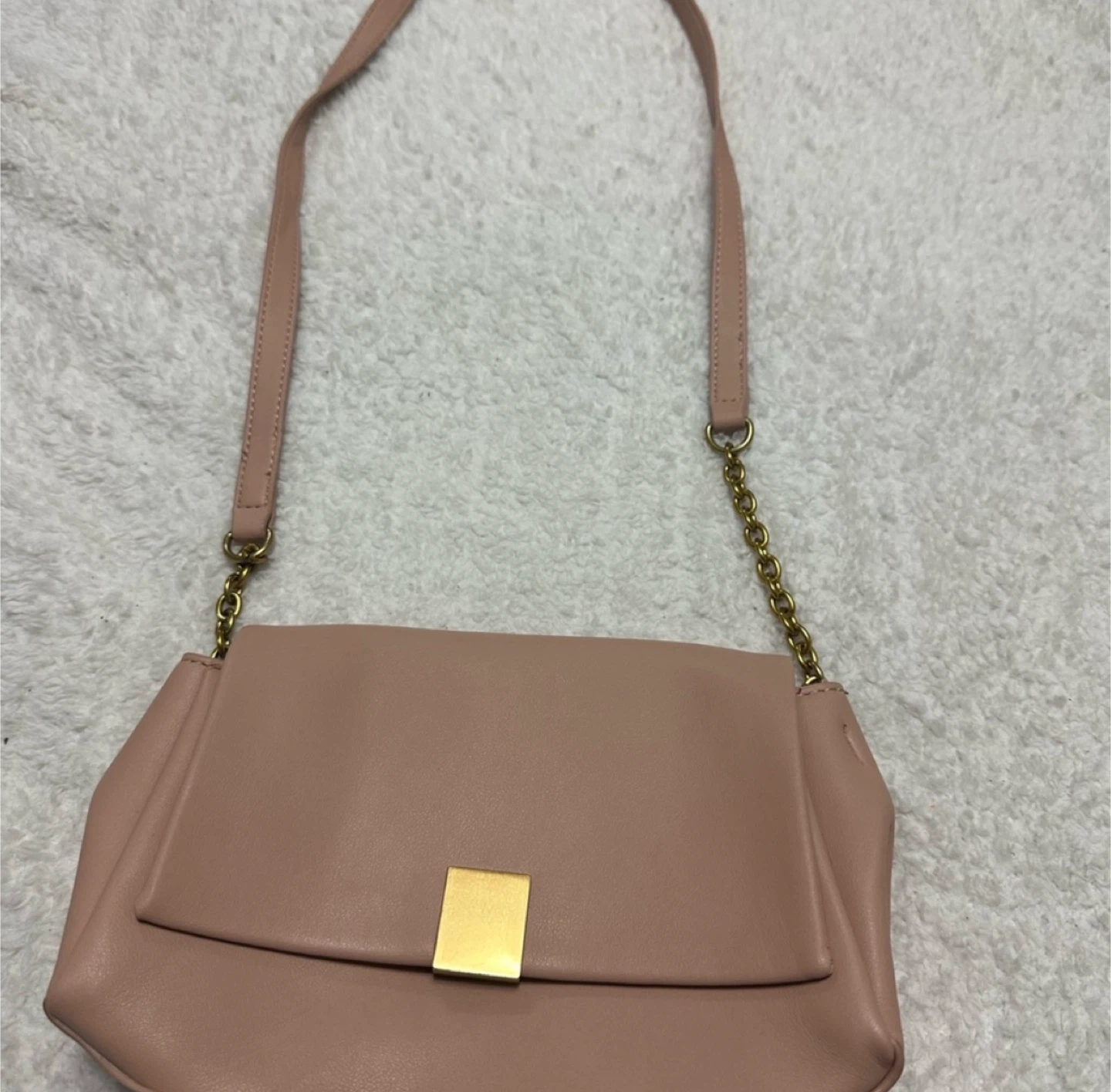 MANGO Blush Pink Crossbody Bag