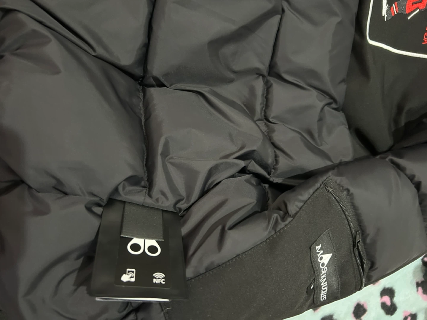 Moose Knuckles Black Bomber Jacket - photo 2