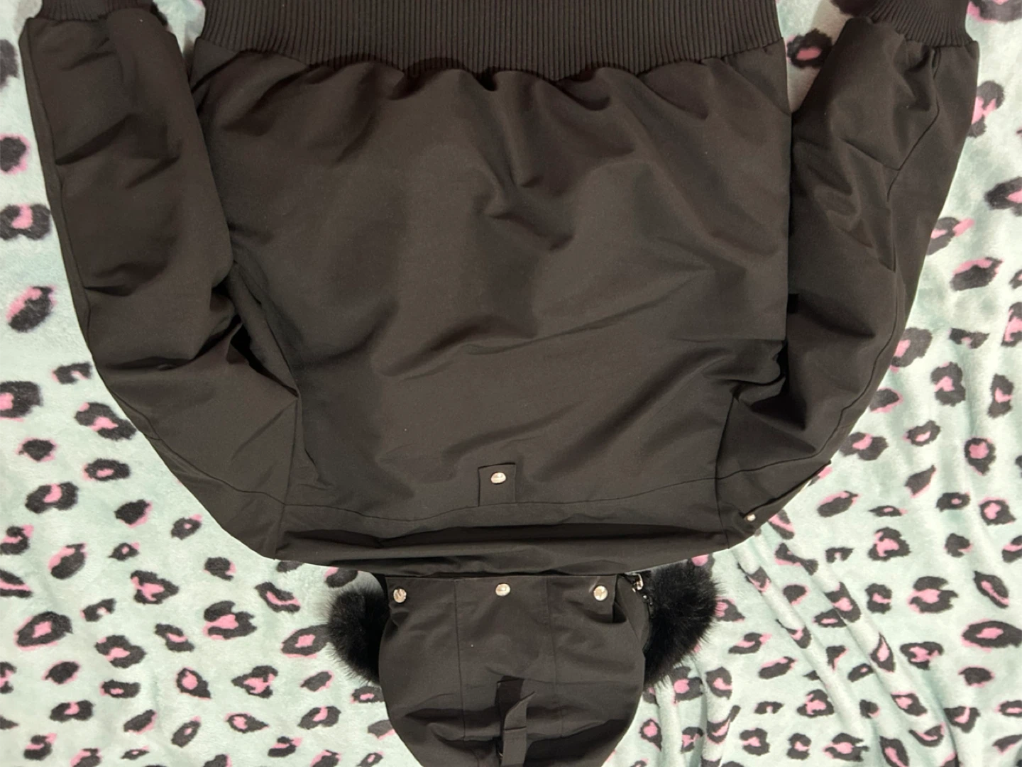 Moose Knuckles Black Bomber Jacket - photo 3