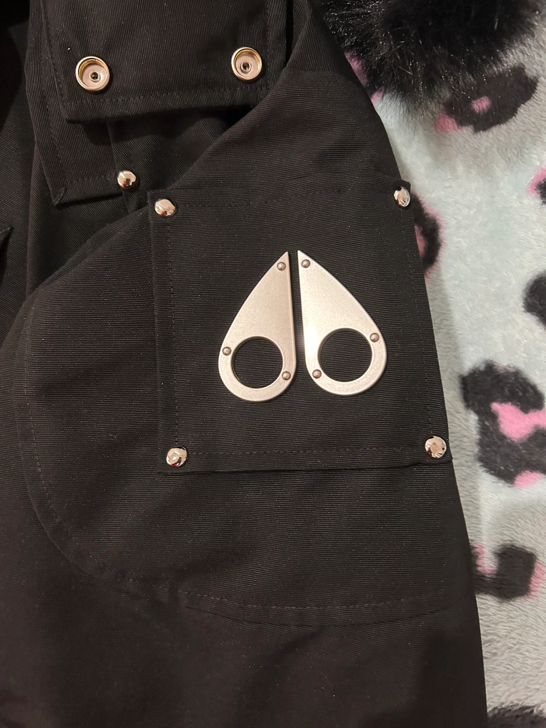 Moose Knuckles Black Bomber Jacket - photo 5