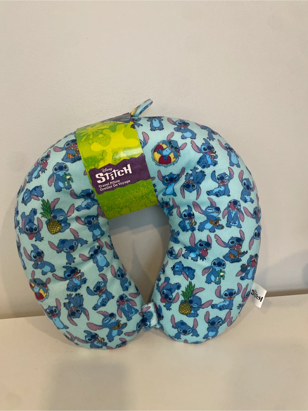 Disney Stitch Travel Pillow - New!