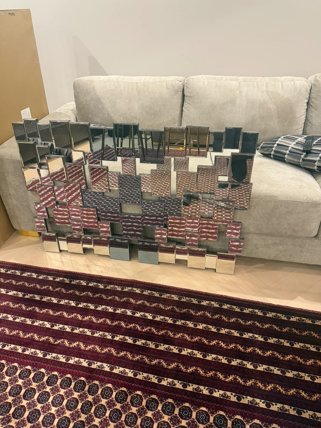 Unique Mirror Tile Wall Art