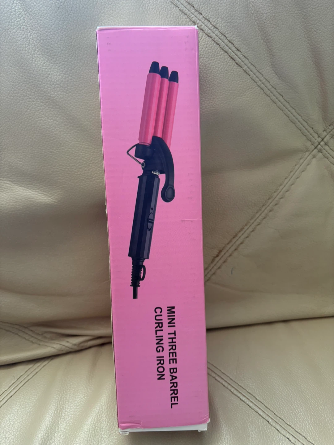 Mini Three Barrel Curling Iron - Pink - photo 3