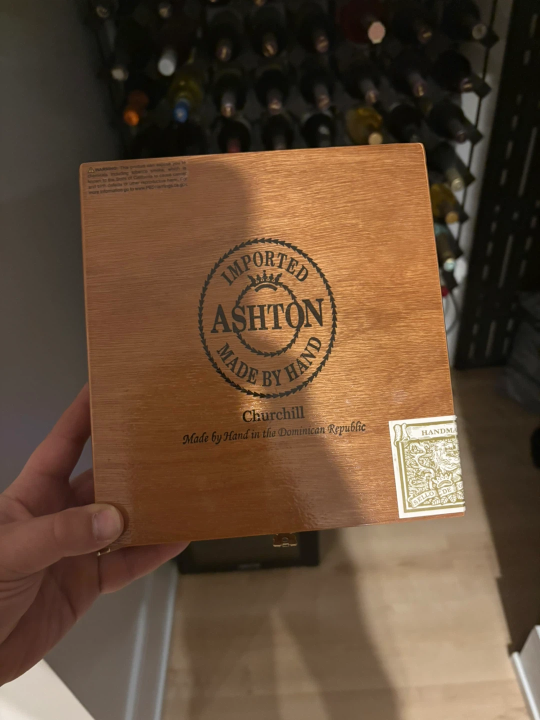 Ashton Churchill Empty Cigar Box - photo 3