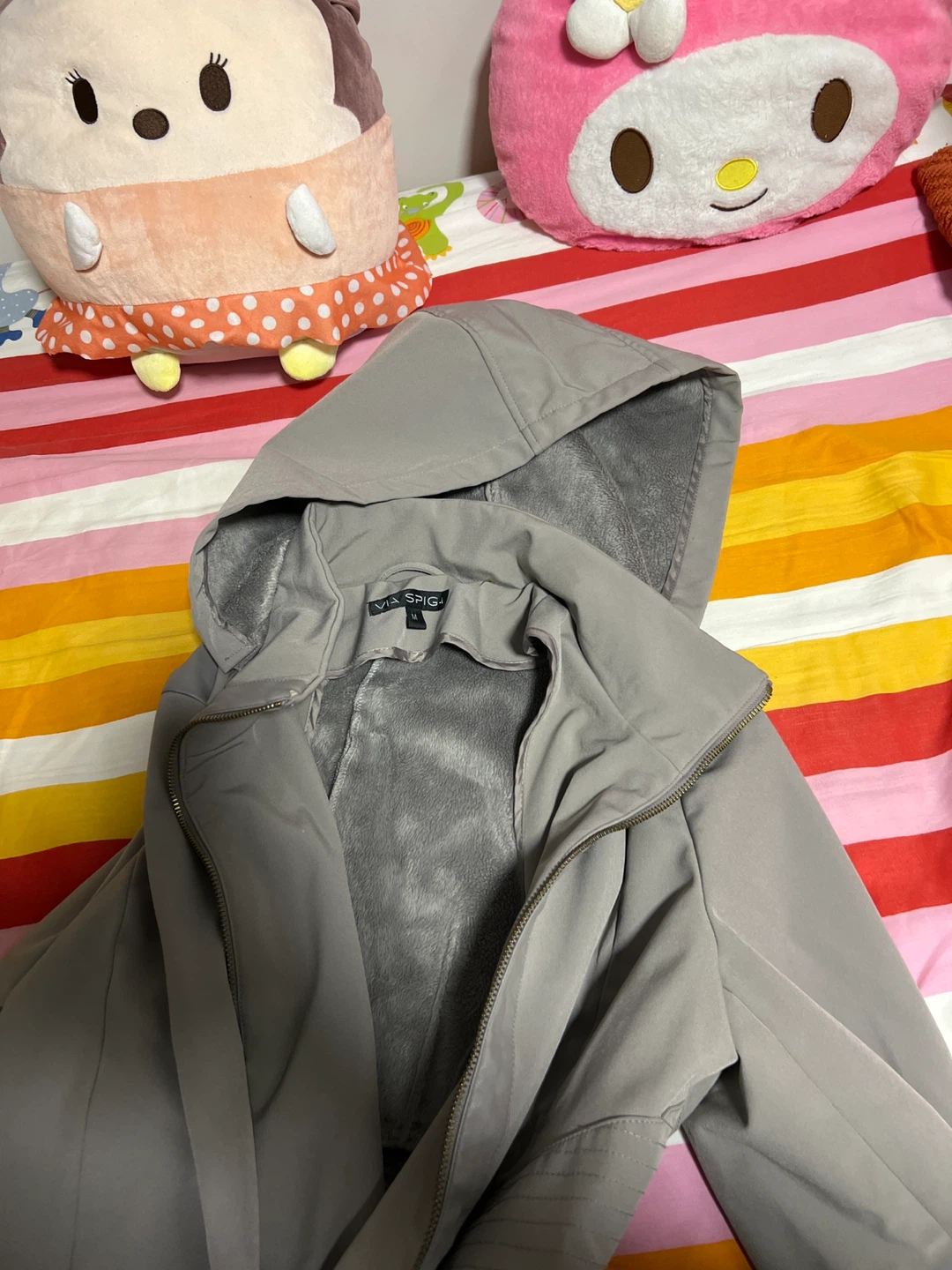 Via Spiga Grey Coat - Size M - photo 5
